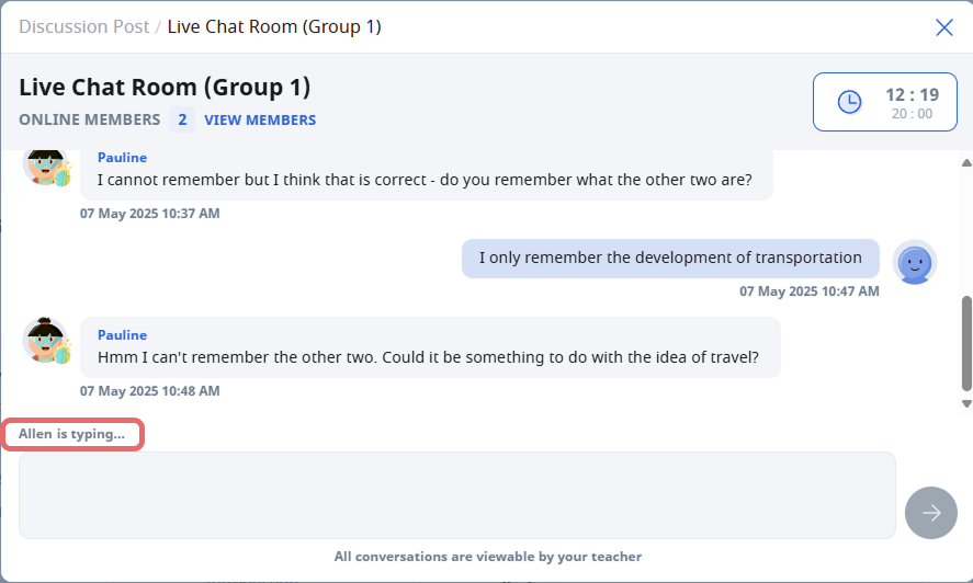 Live Chat Status
