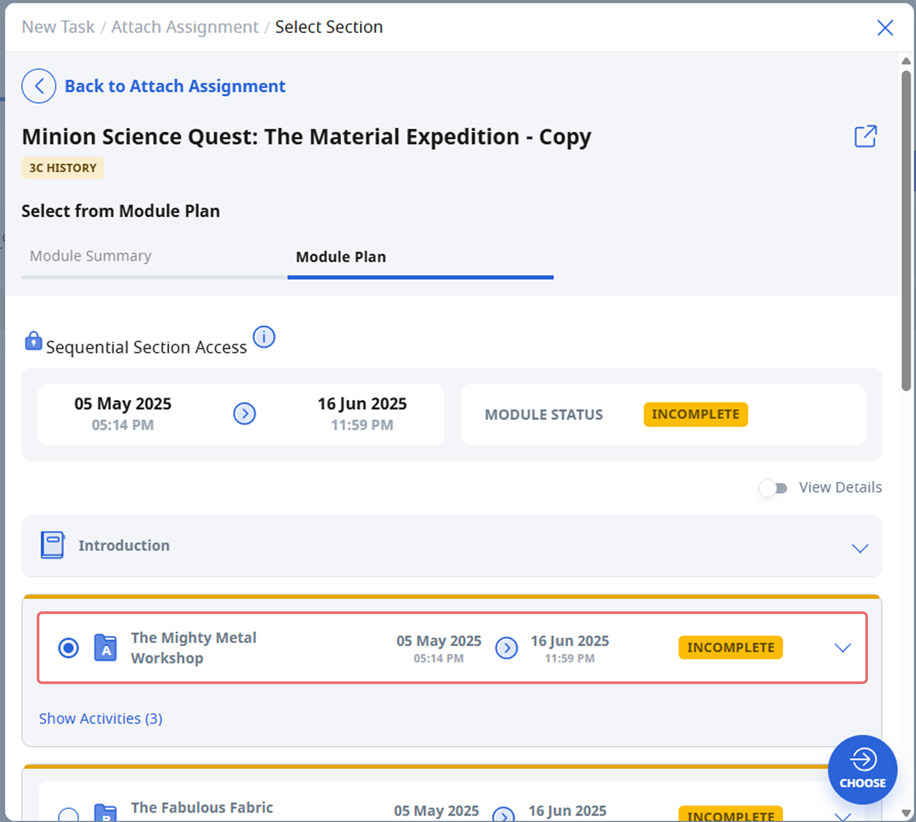 Create a New Task or Event