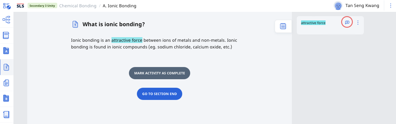 Annotate Text Within Activities #5