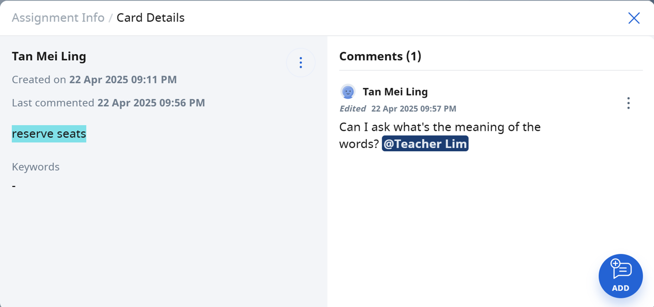 Comment on Notes