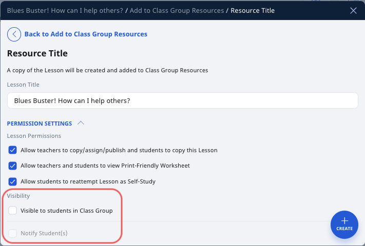 Assign MOE Library Lessons