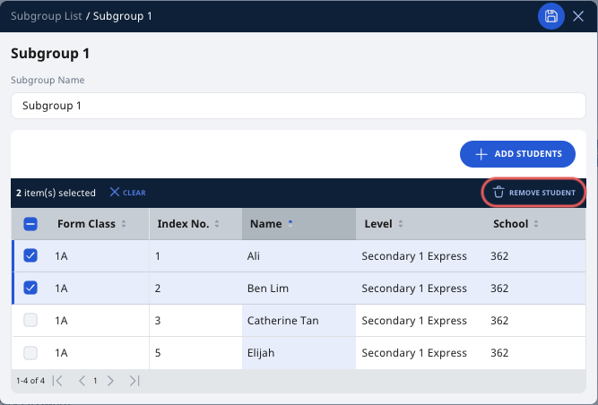 Edit & Delete a Subgroup