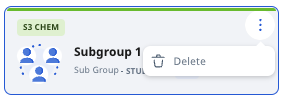 Edit & Delete a Subgroup