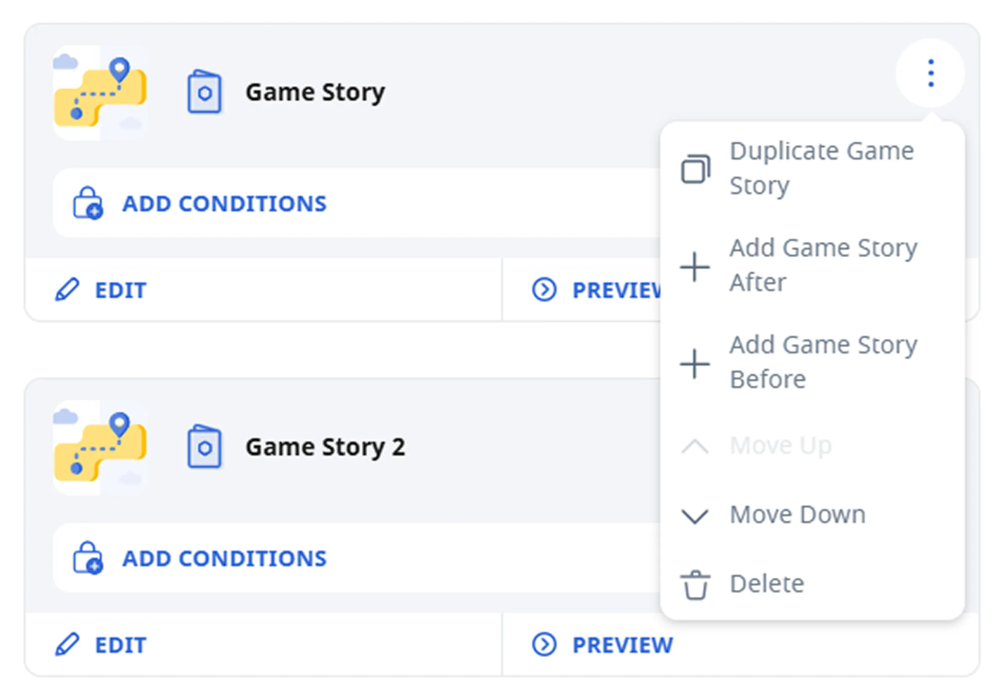 Game Stories and Collectibles