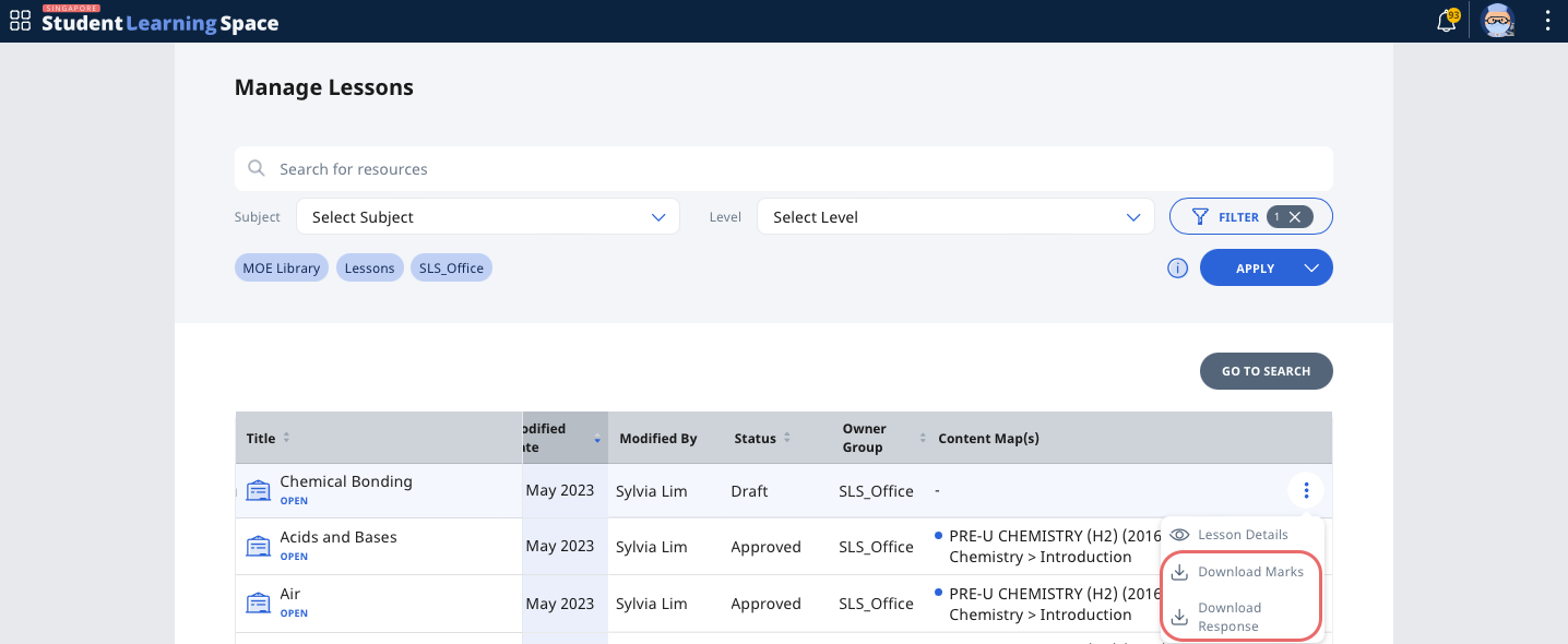 Manage Modules